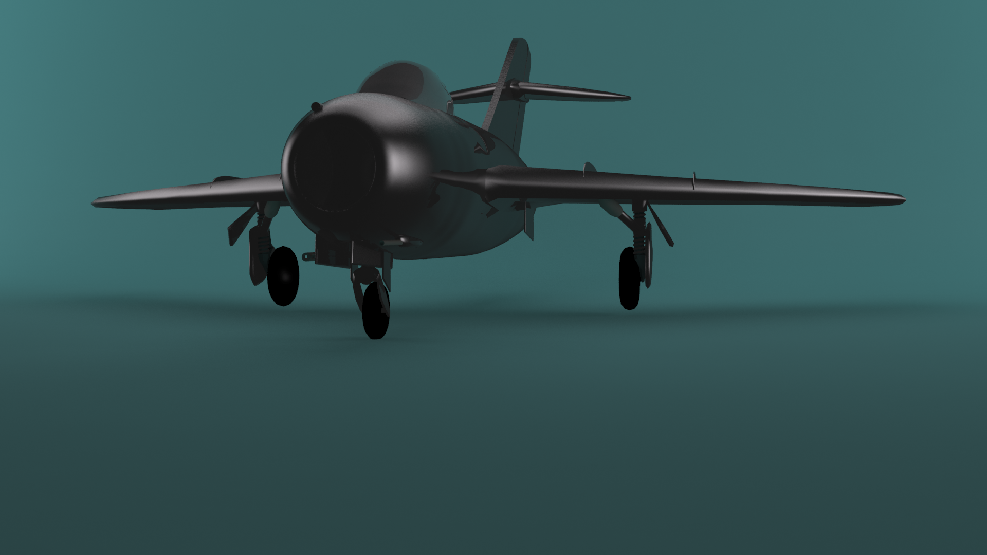 Mig-15 studio render 2#