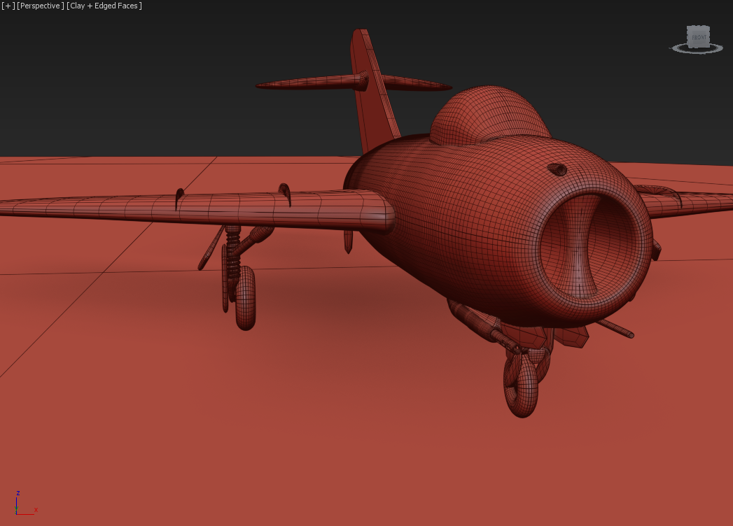 Mig-15 Clay render